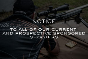 NOTICE: Current and Prospective Sponsored Shooters