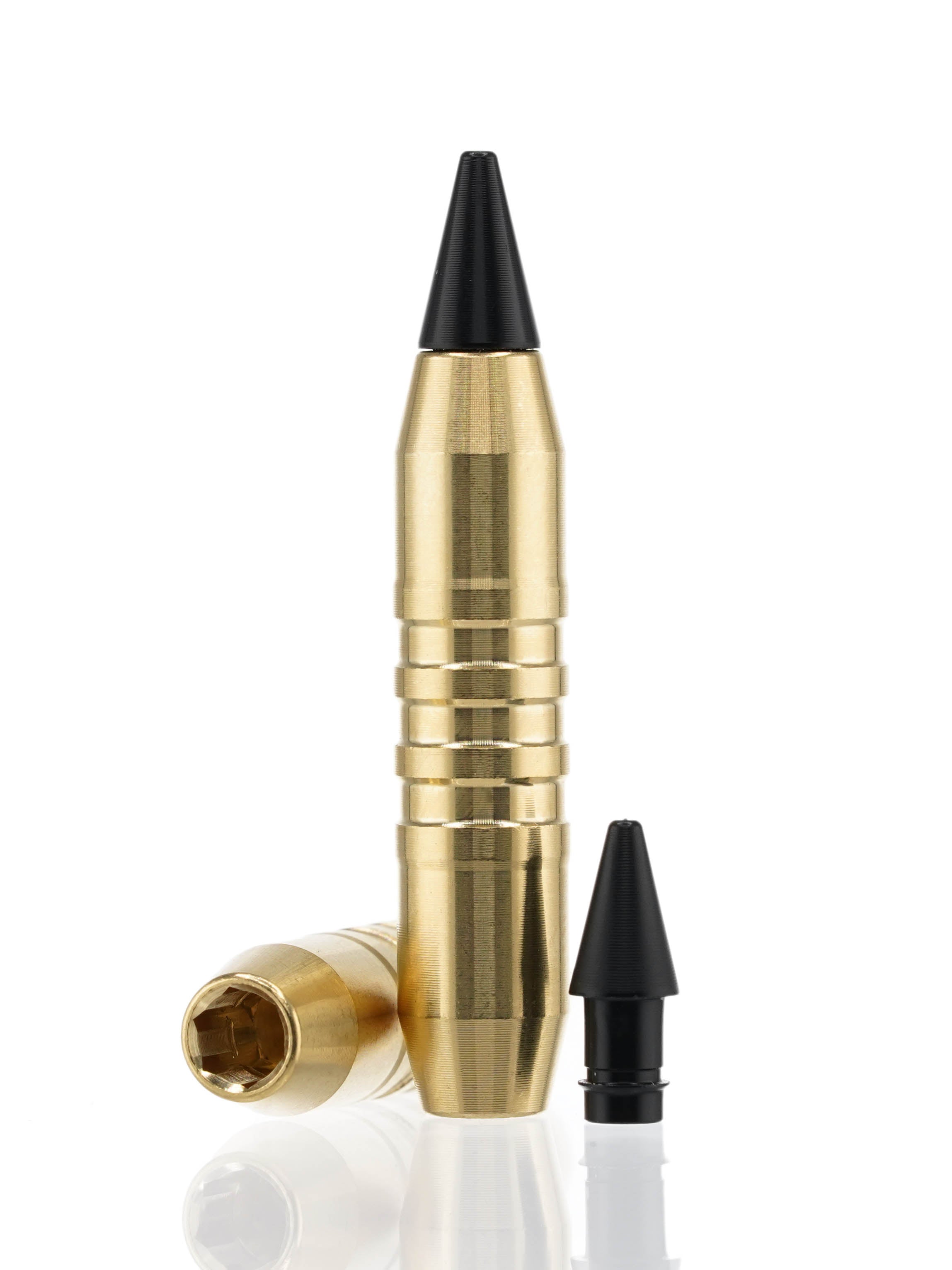 brass hollow point rifle bullet