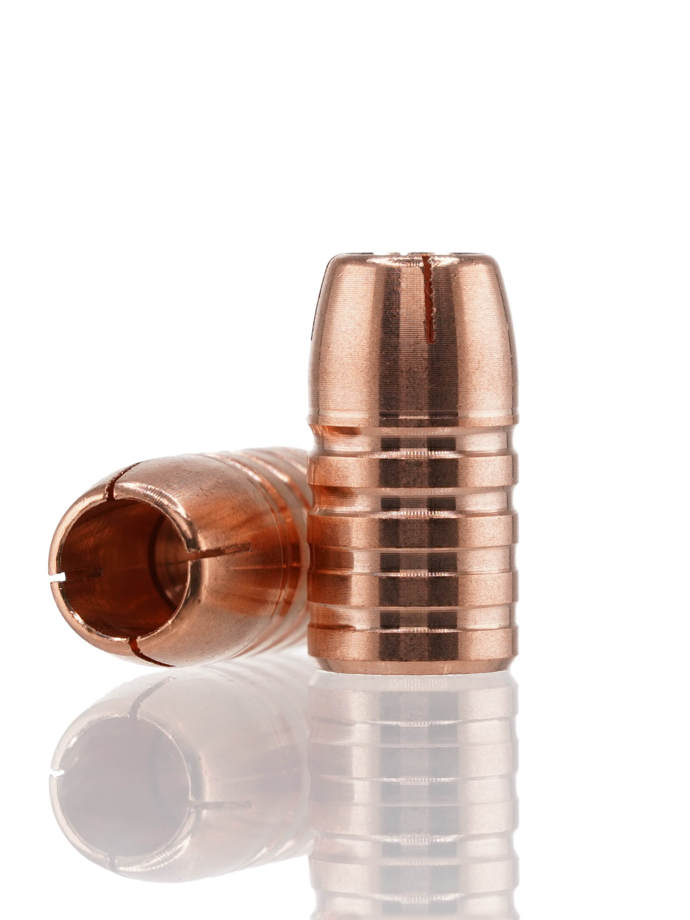 copper hollow point handgun bullet