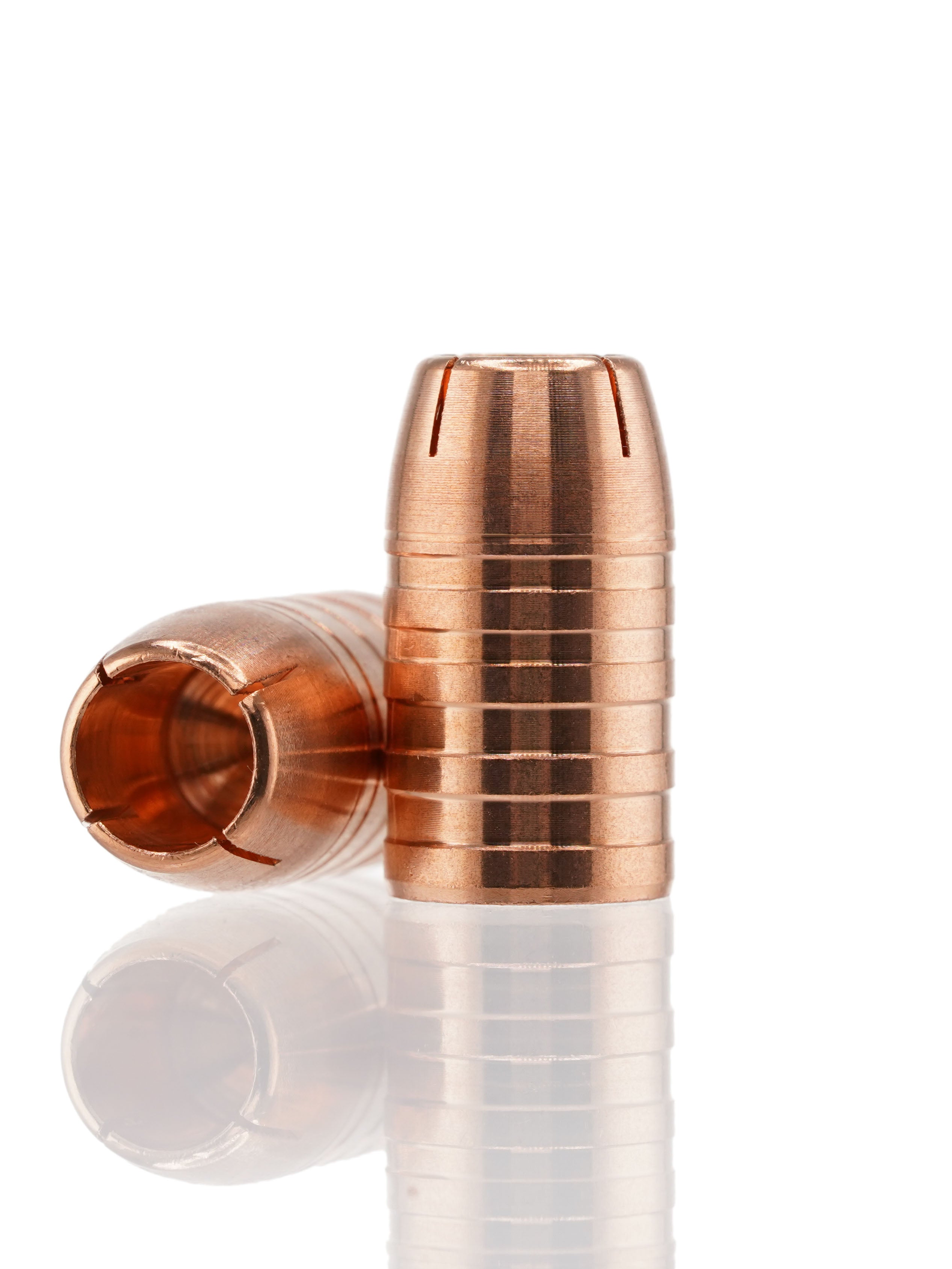 copper hollow point handgun bullet