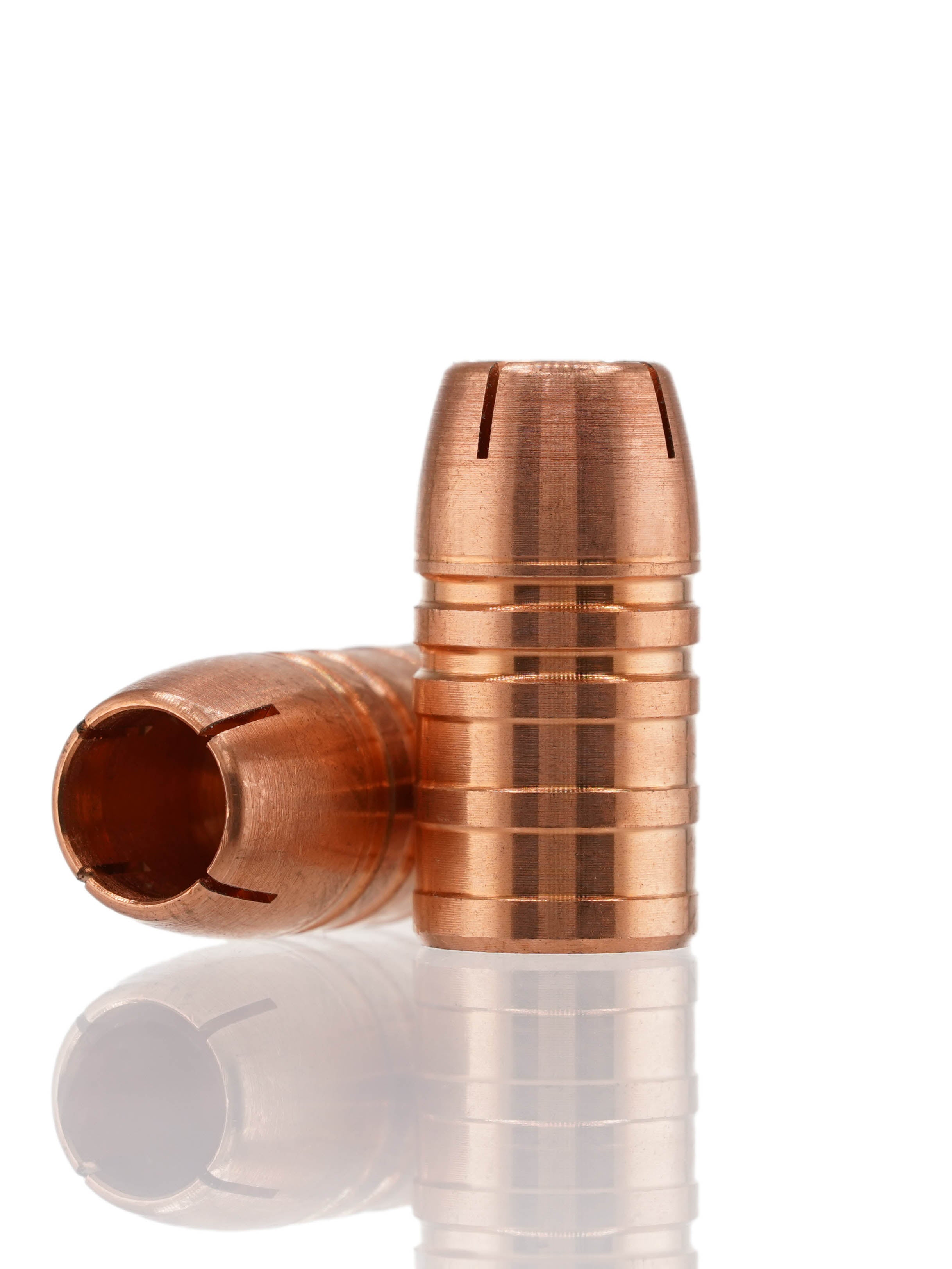 copper hollow point handgun bullet