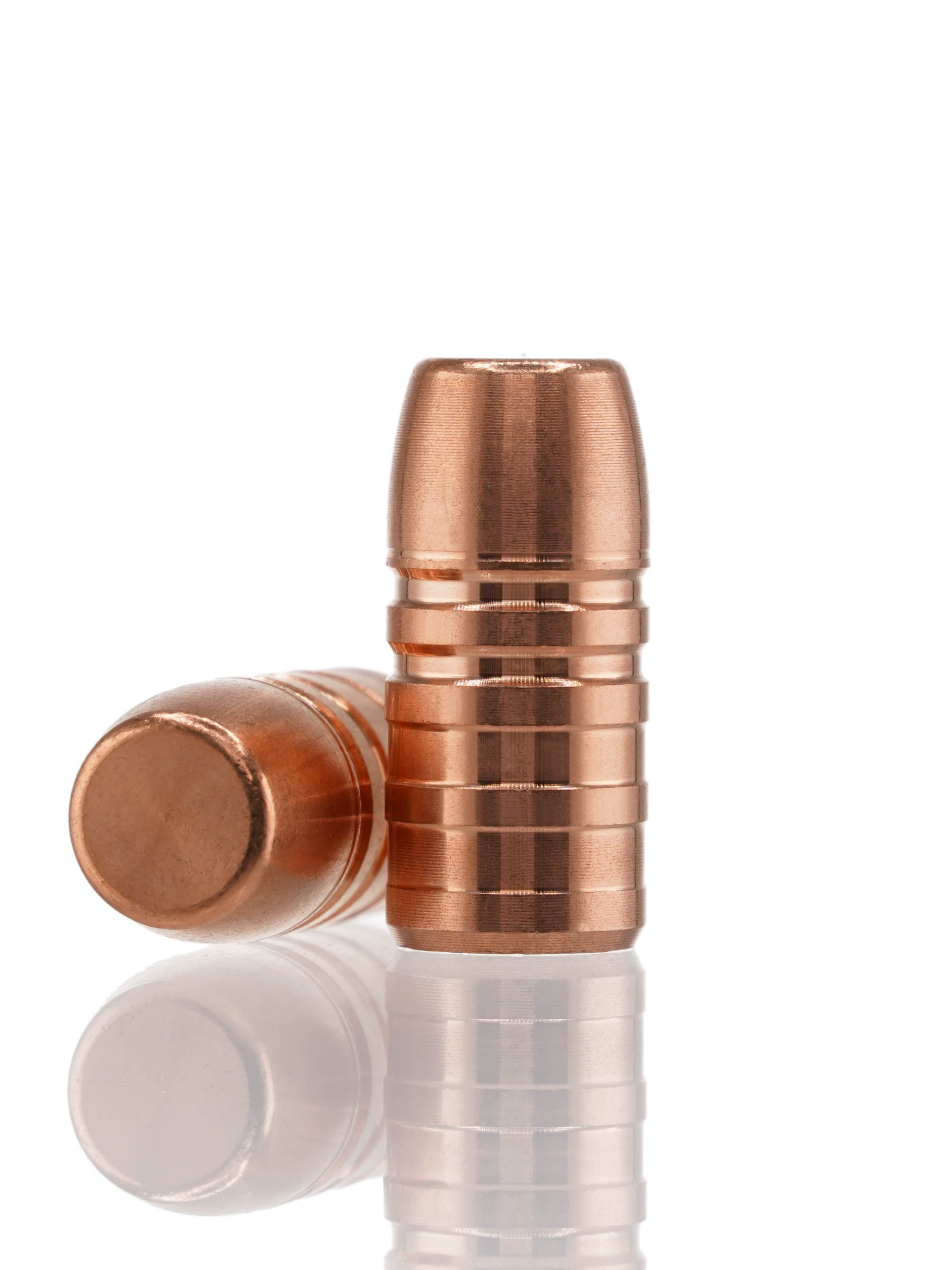 solid copper handgun bullet