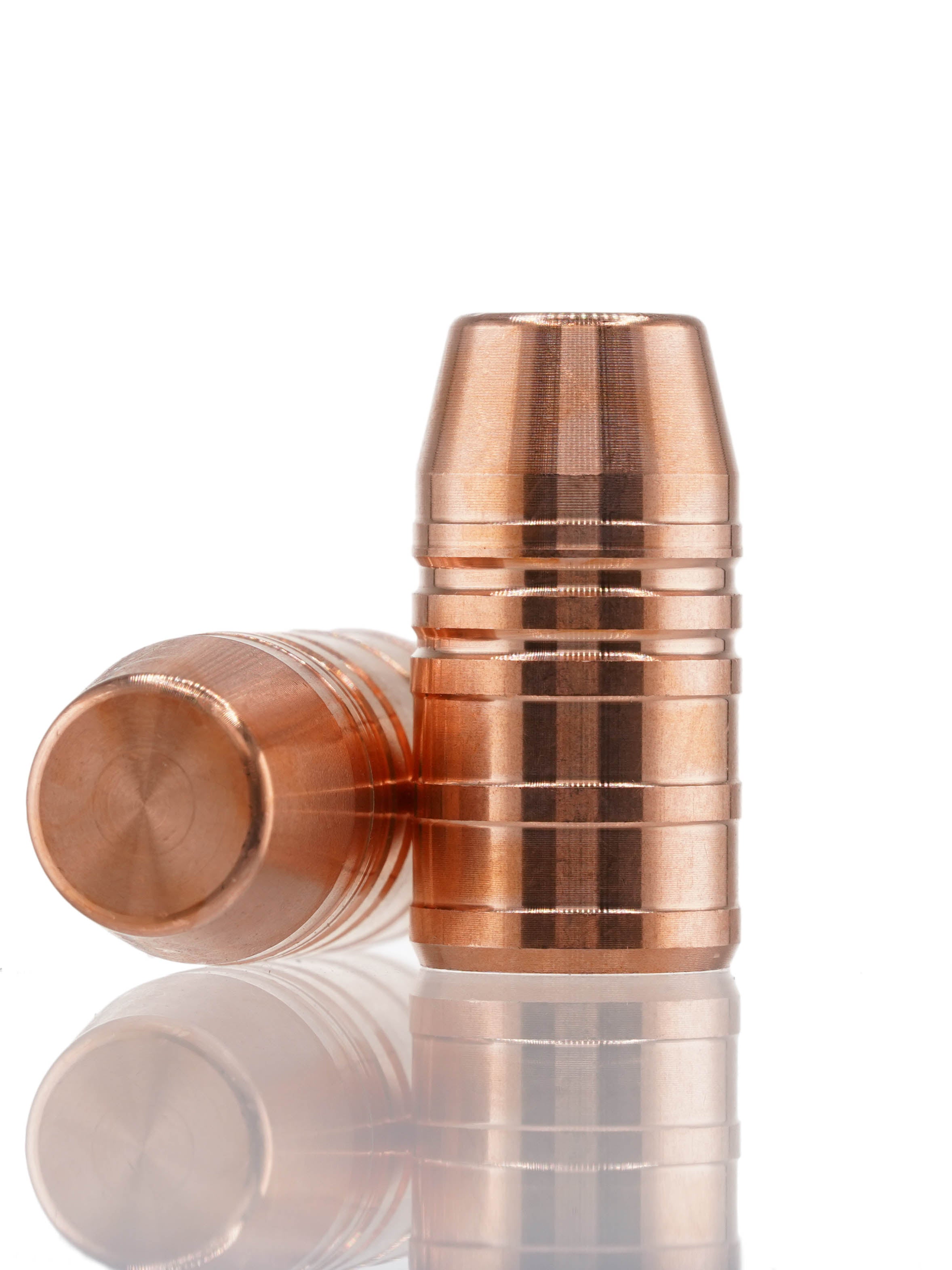 solid copper handgun bullet