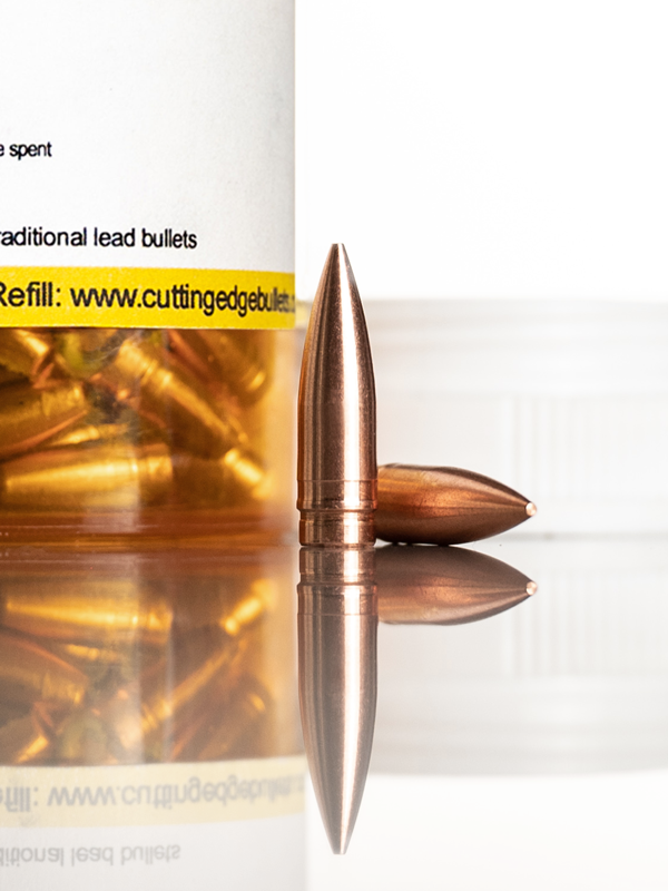 solid copper rifle bullet