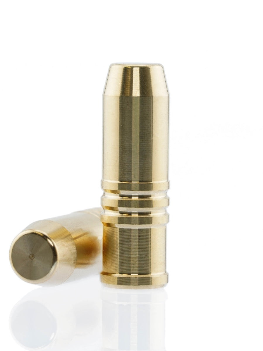 solid brass rifle bullet