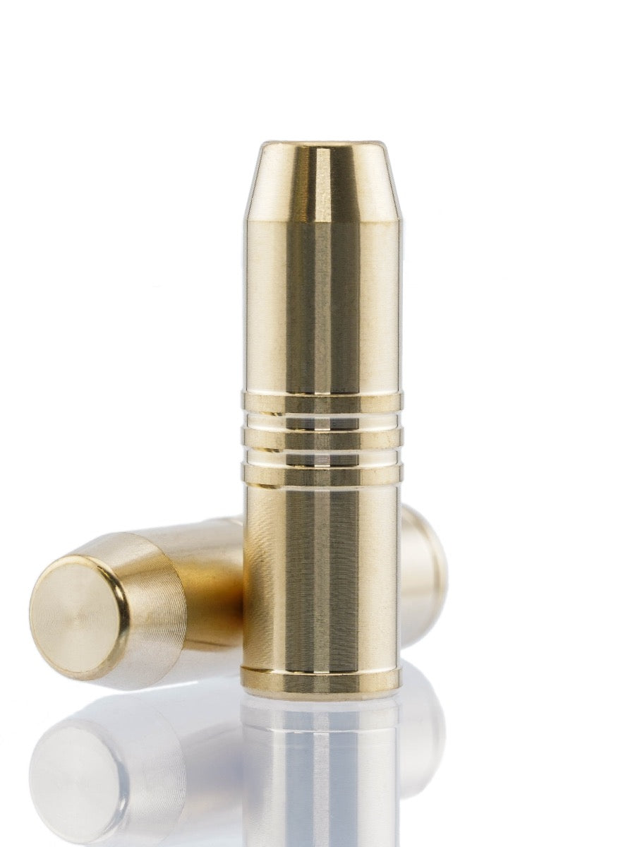 solid brass rifle bullet