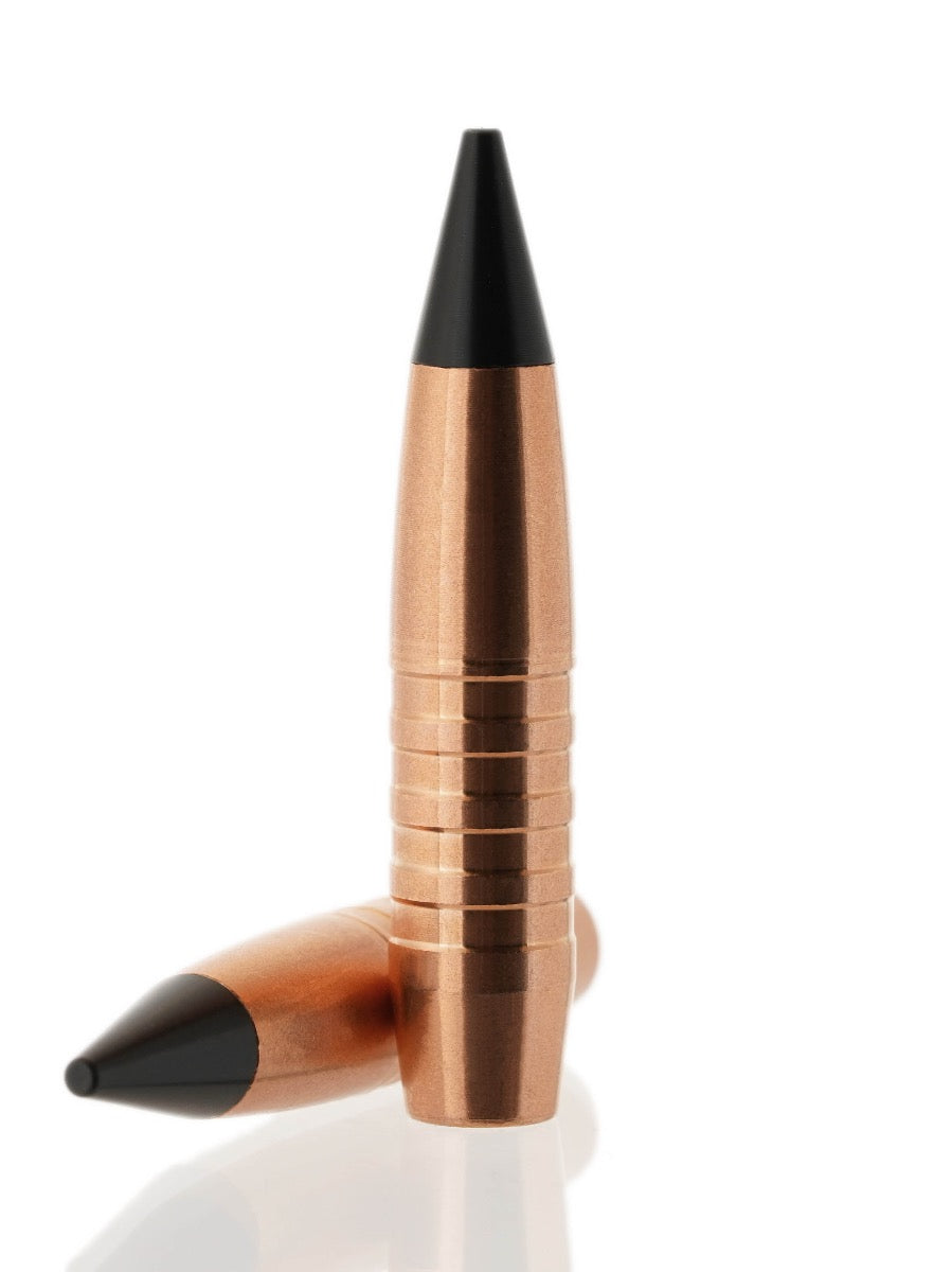 copper hollow point tipped rifle bullet