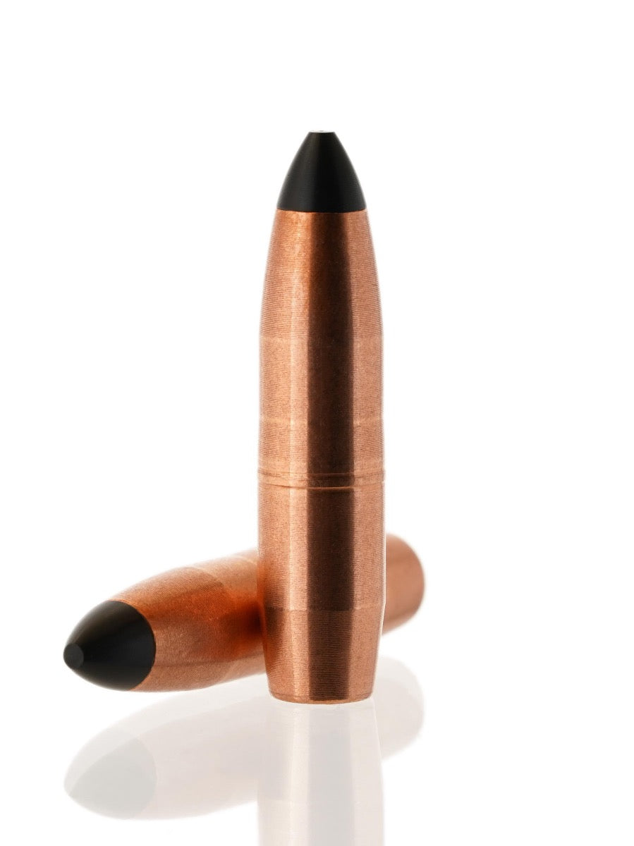 copper hollow point tipped rifle bullet
