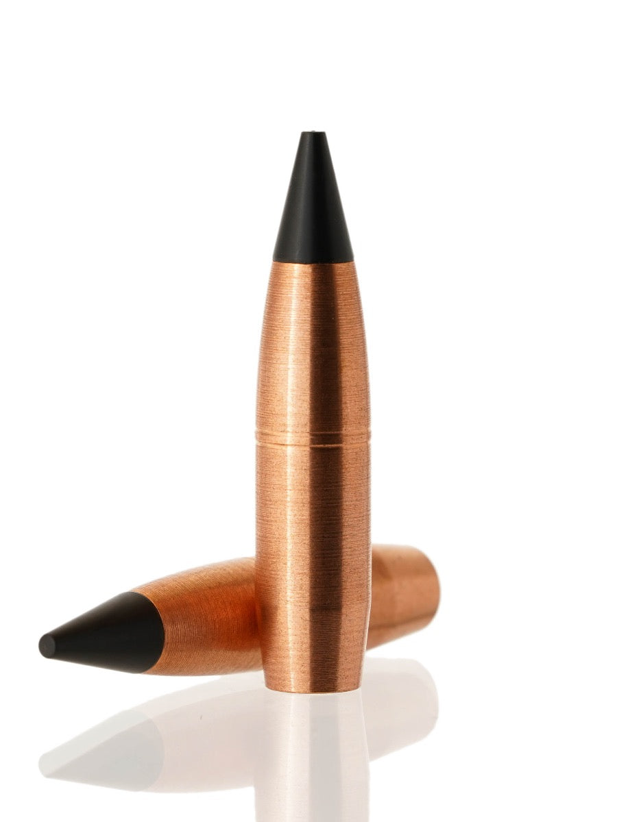 copper hollow point tipped rifle bullet