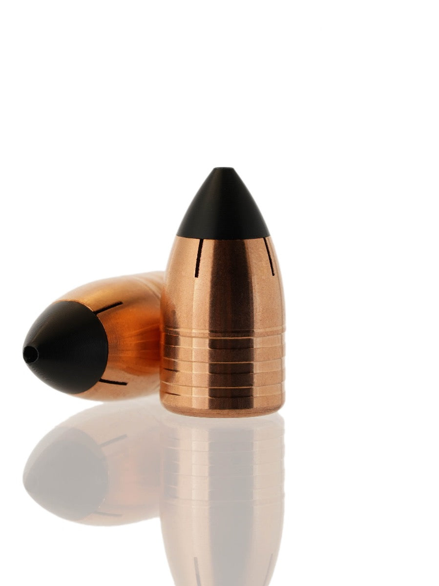 copper hollow point tipped bullet