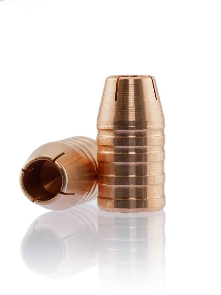 copper hollow point handgun bullet