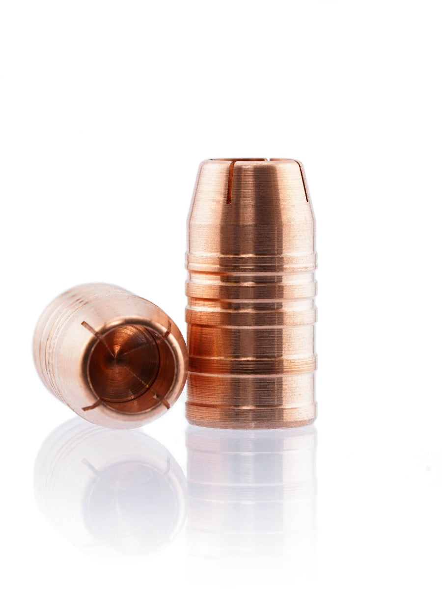 copper hollow point handgun bullet