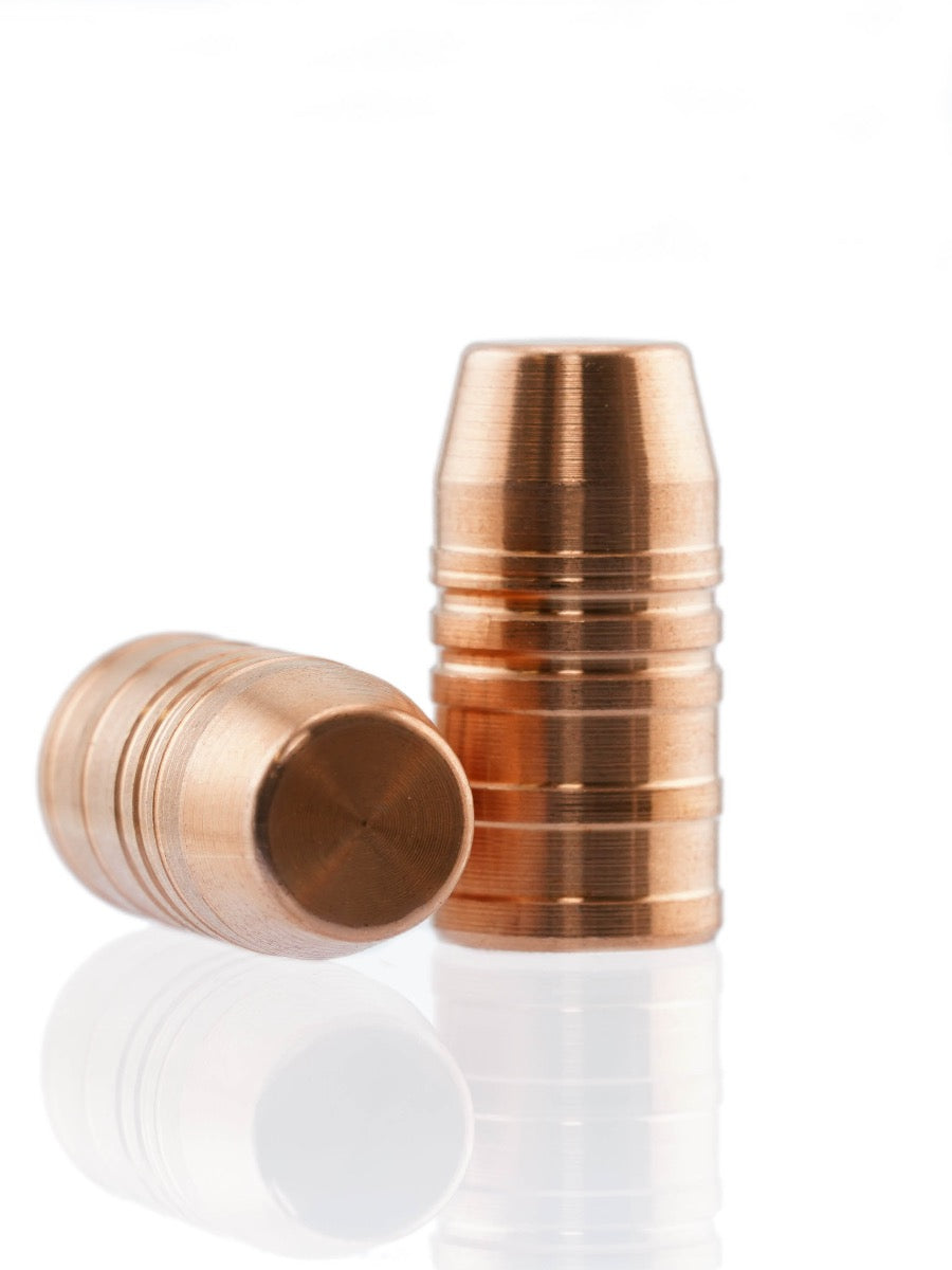 solid copper handgun bullet