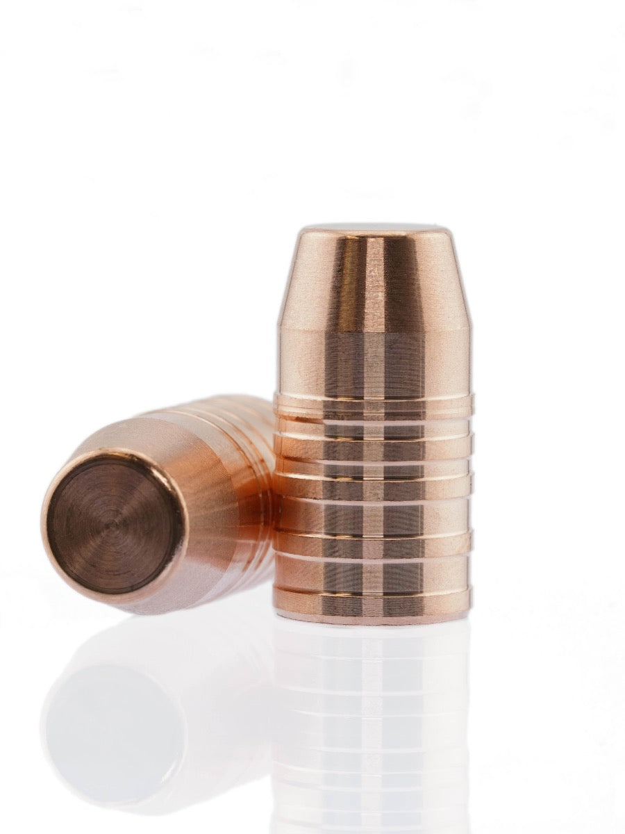 solid copper handgun bullet