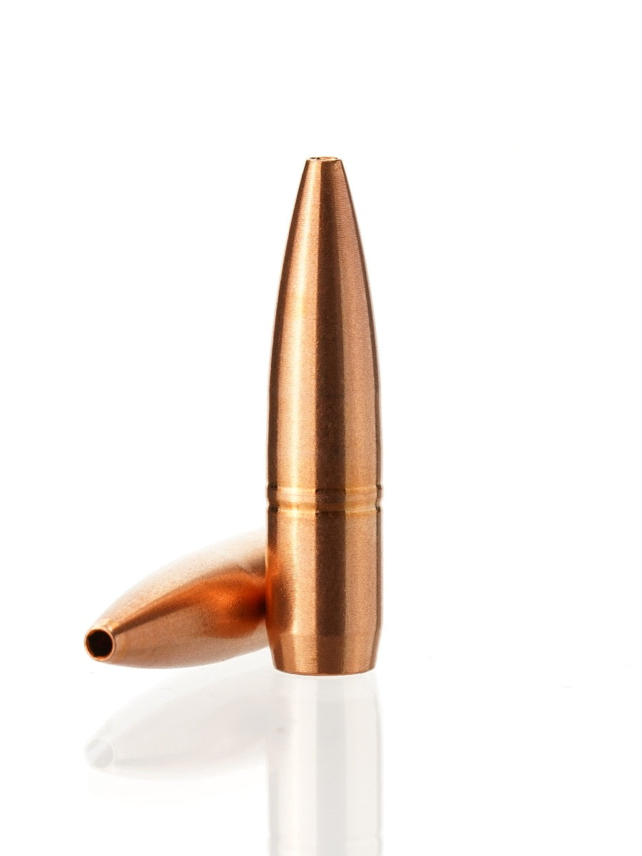 copper hollow point rifle bullet