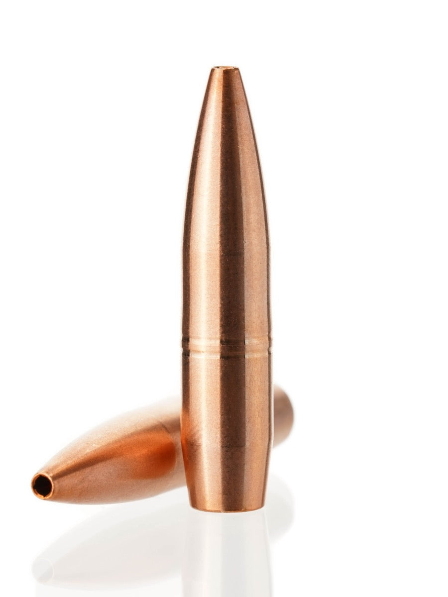 copper hollow point rifle bullet