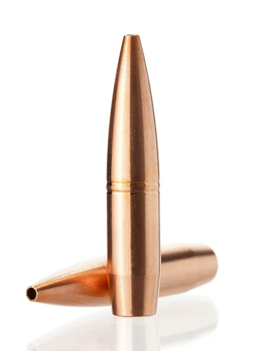 copper hollow point rifle bullet