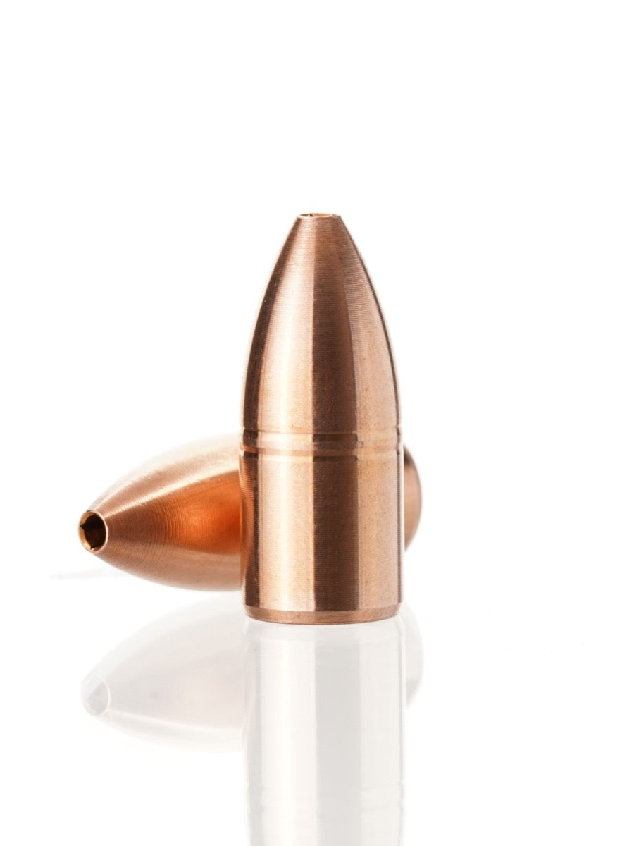 copper hollow point rifle bullet