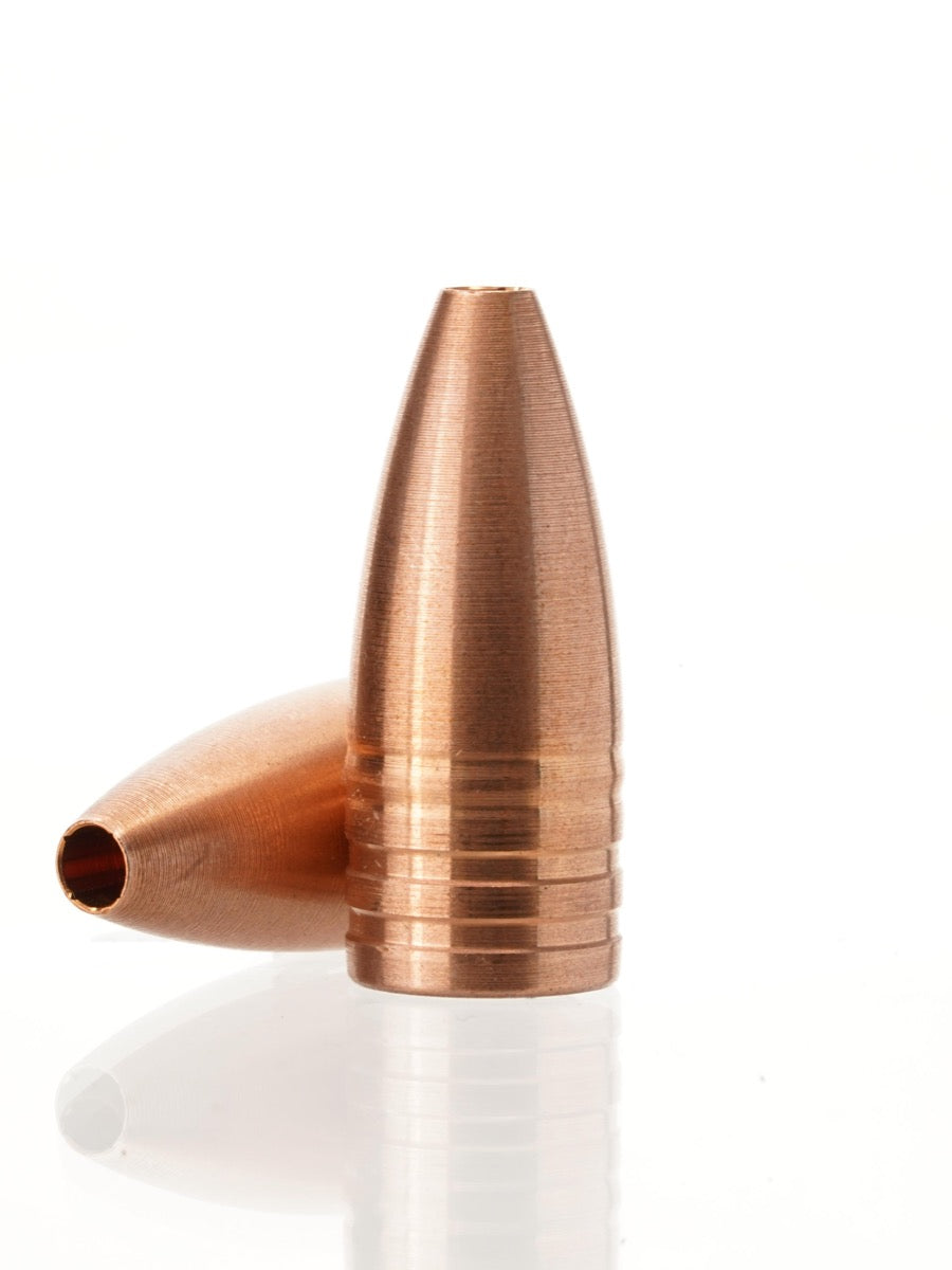 copper hollow point rifle bullet