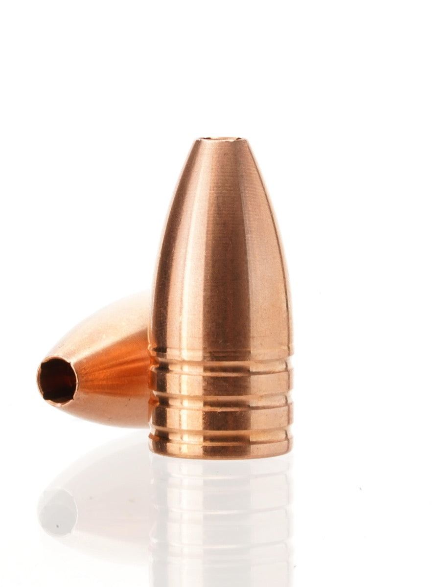 copper hollow point rifle bullet