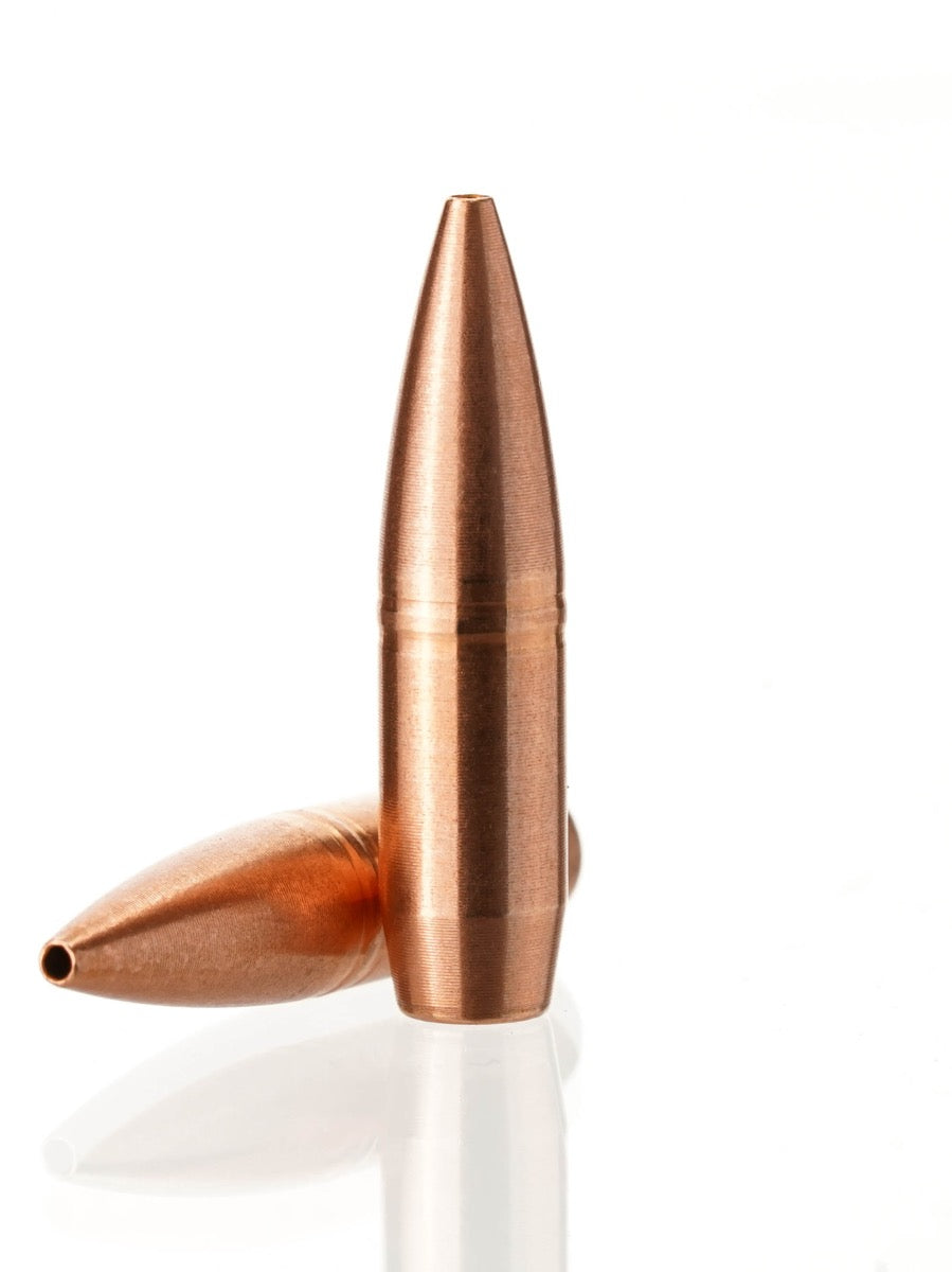 copper hollow point rifle bullet