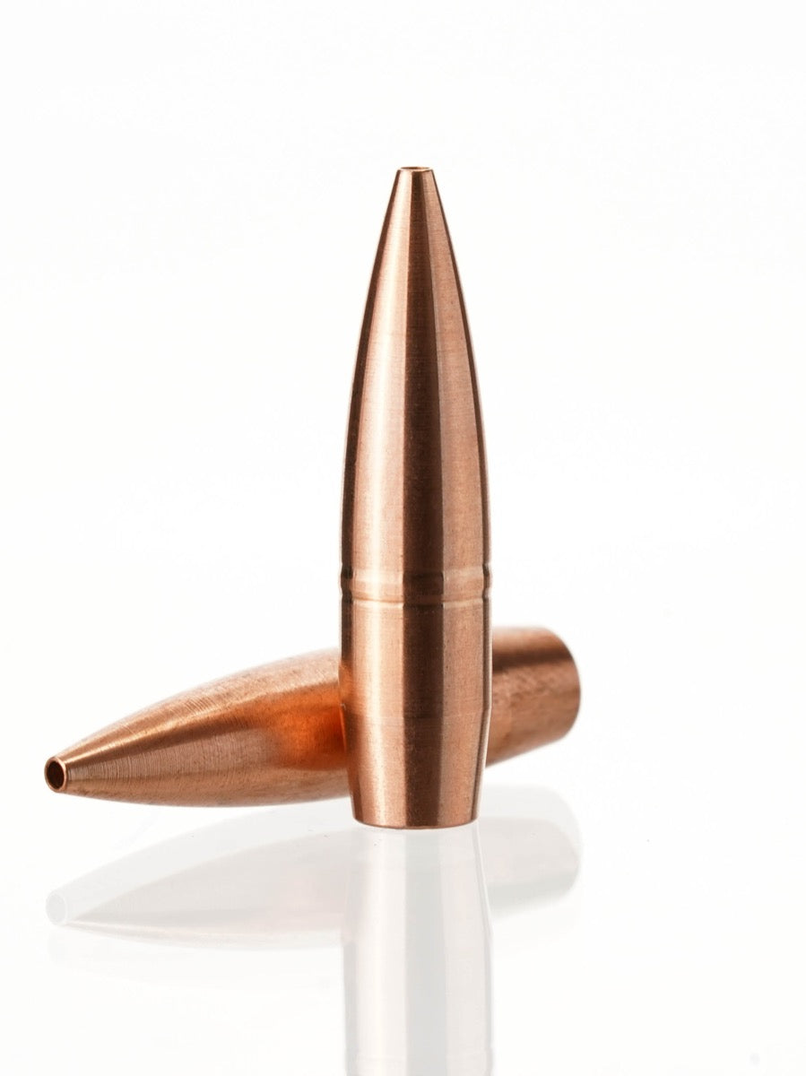 hollow point copper rifle bullet