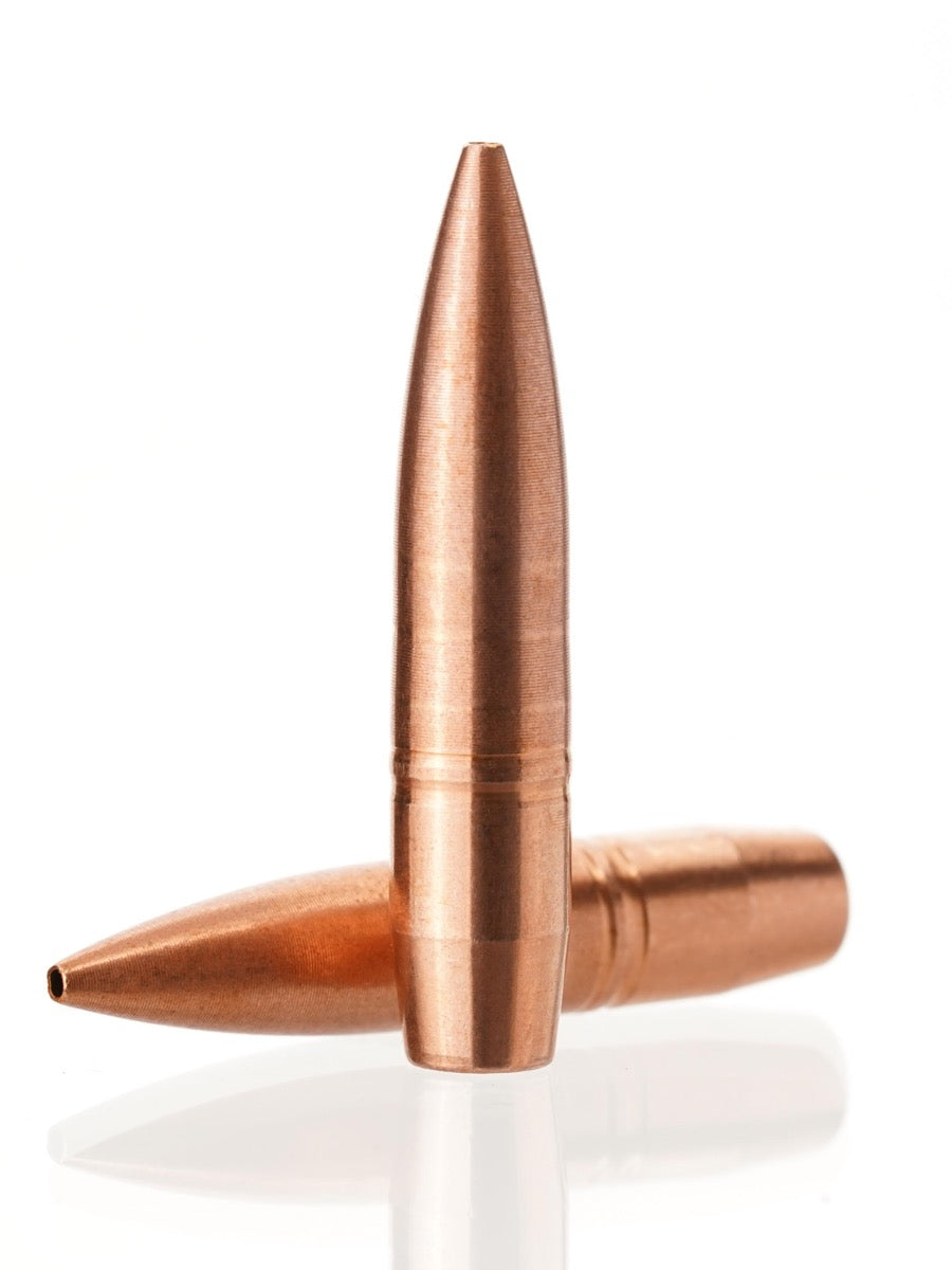 copper hollow point rifle bullet