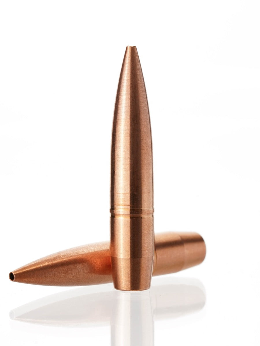 copper hollow point rifle bullet