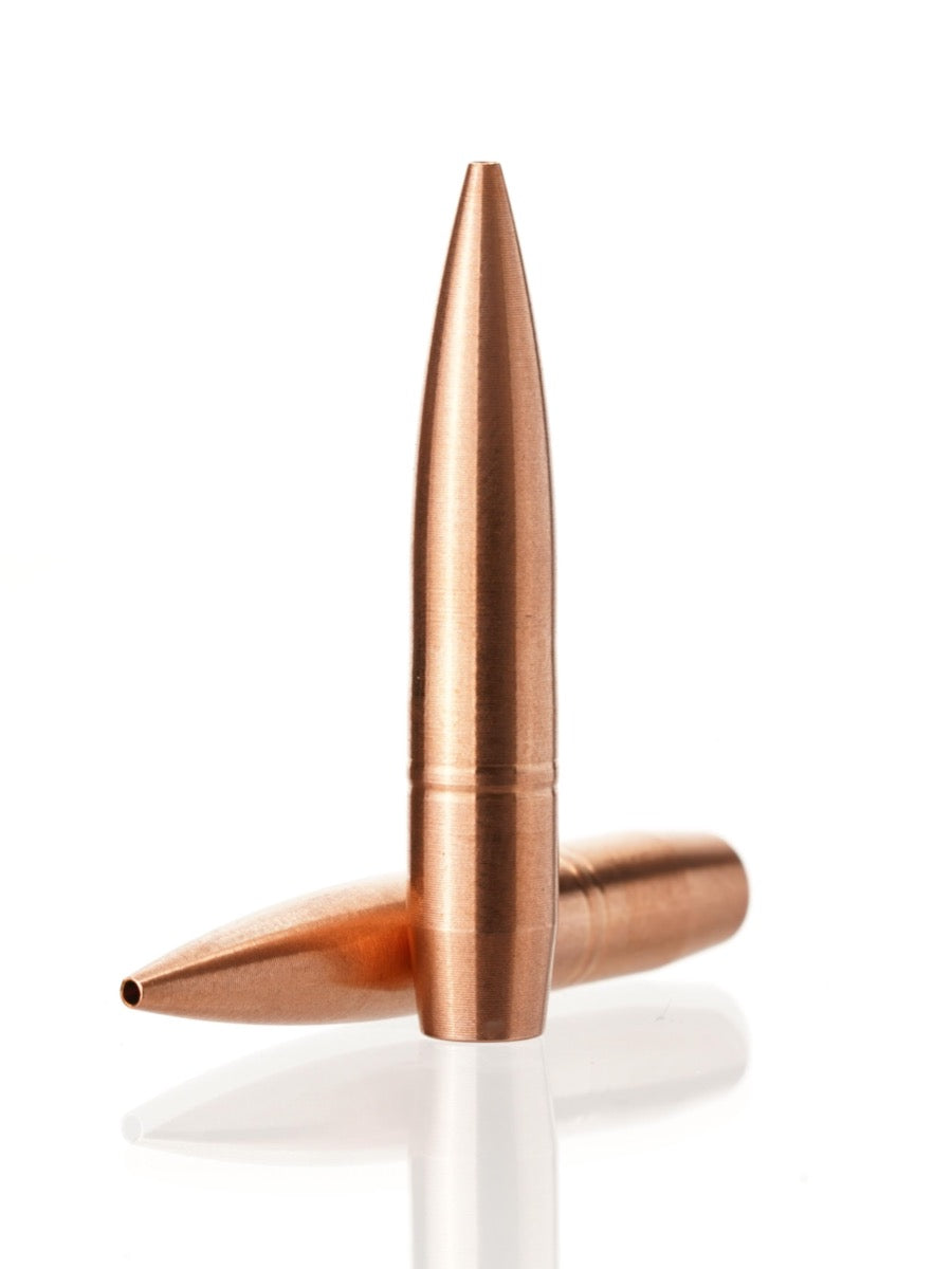 copper hollow point rifle bullet