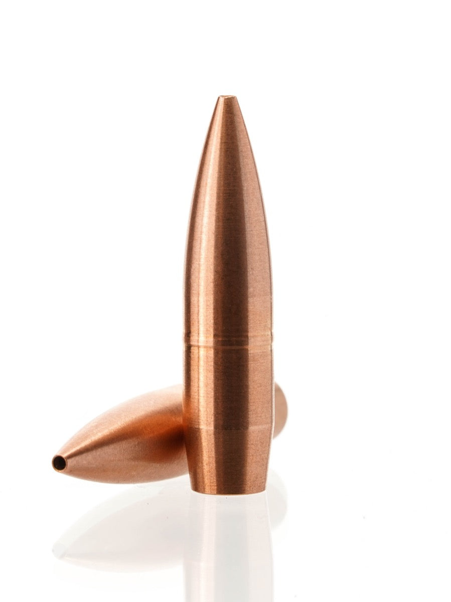 hollow point copper rifle bullet