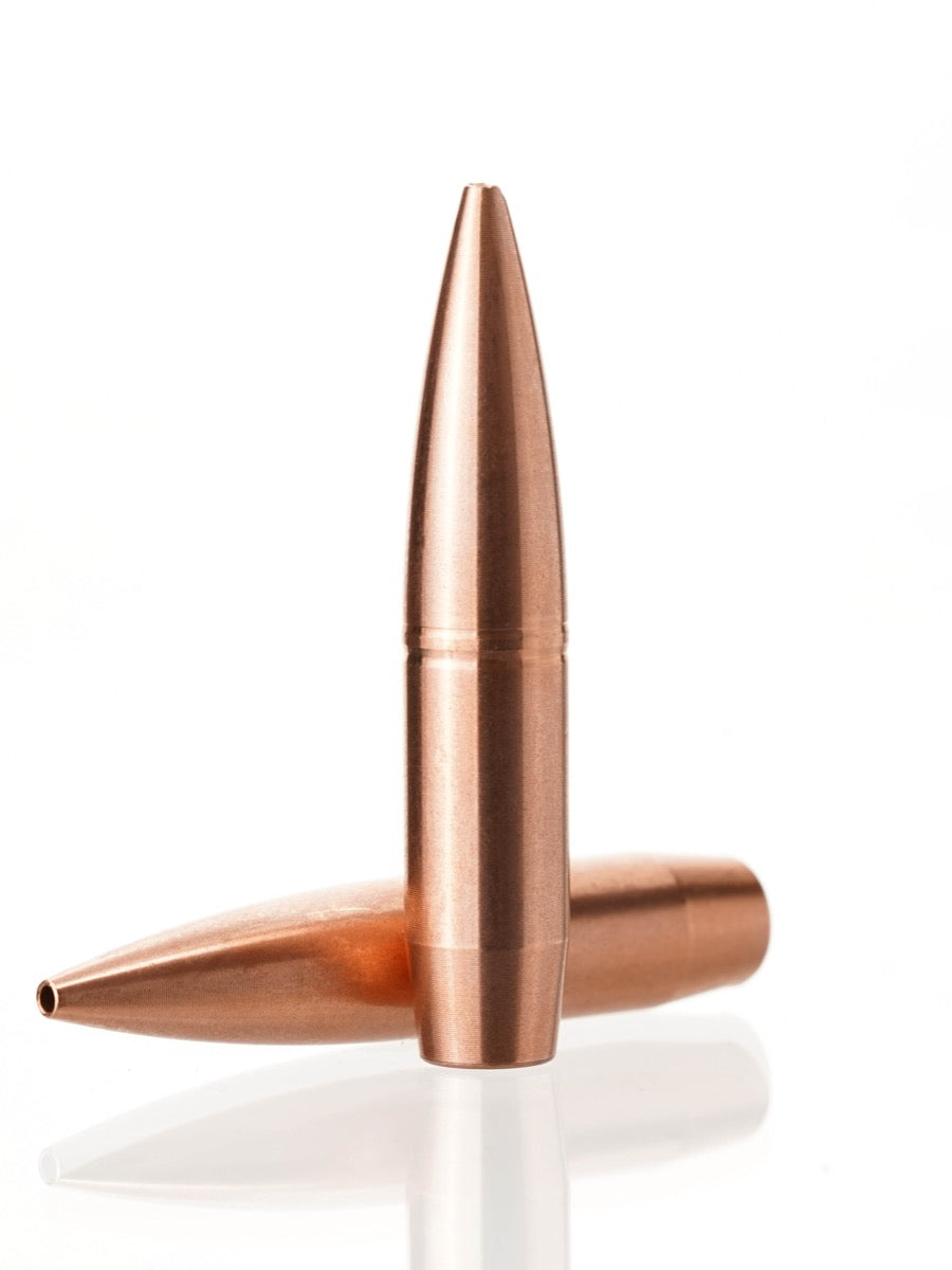 copper hollow point rifle bullet