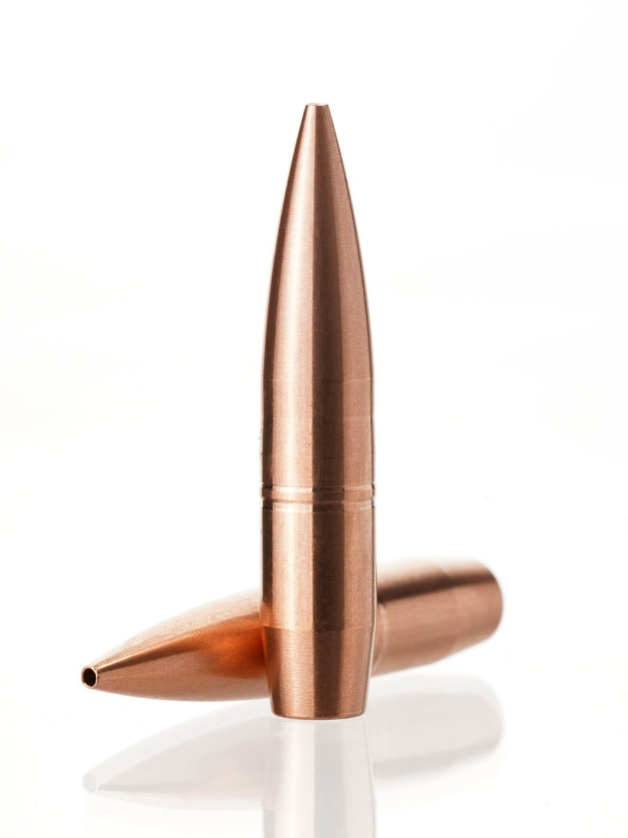 copper hollow point rifle bullet