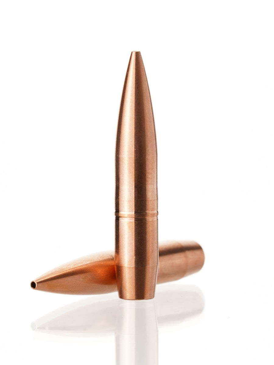 copper hollow point rifle bullet