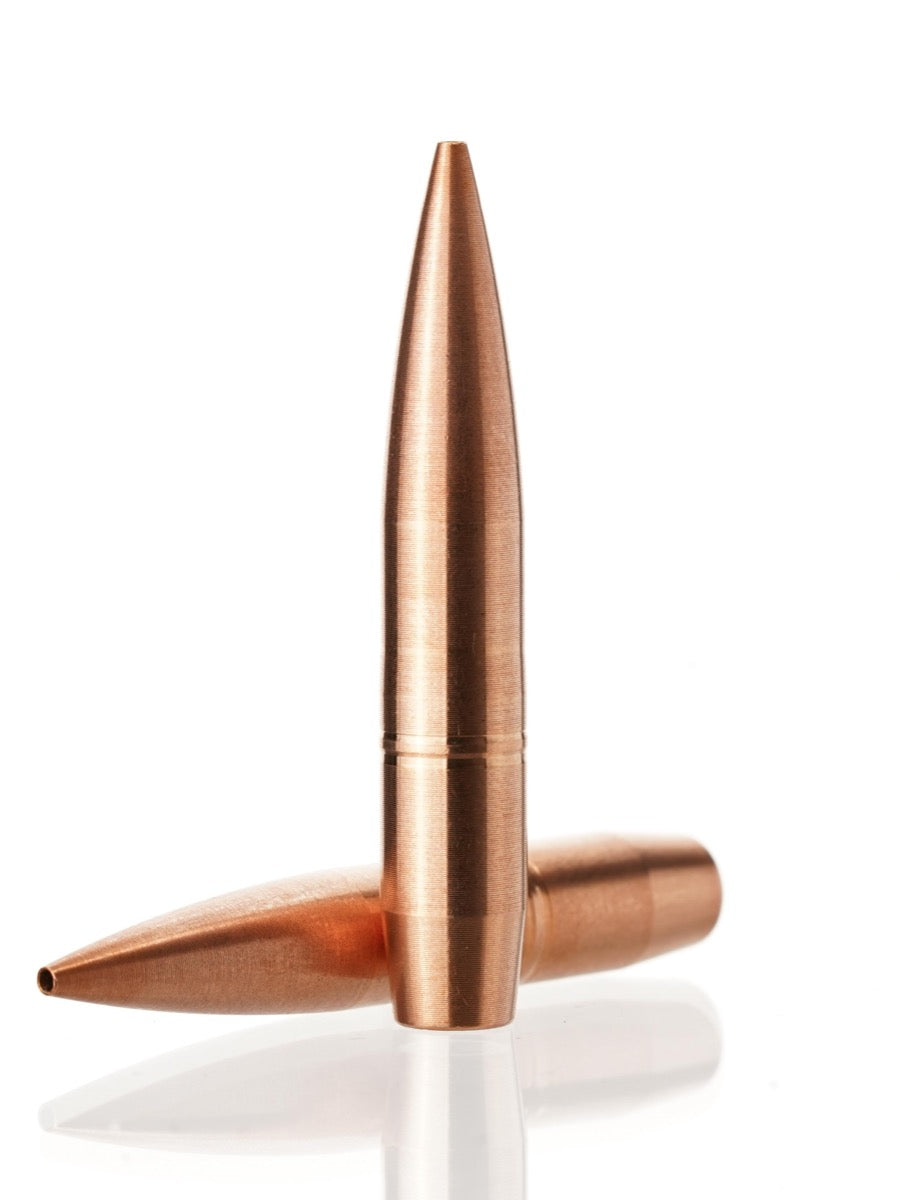 copper hollow point rifle bullet