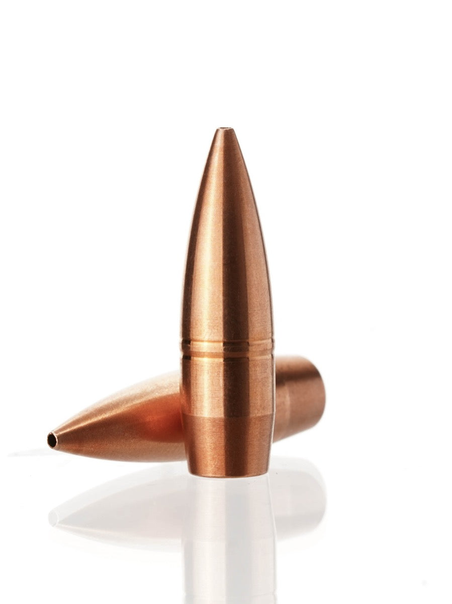 copper hollow point rifle bullet