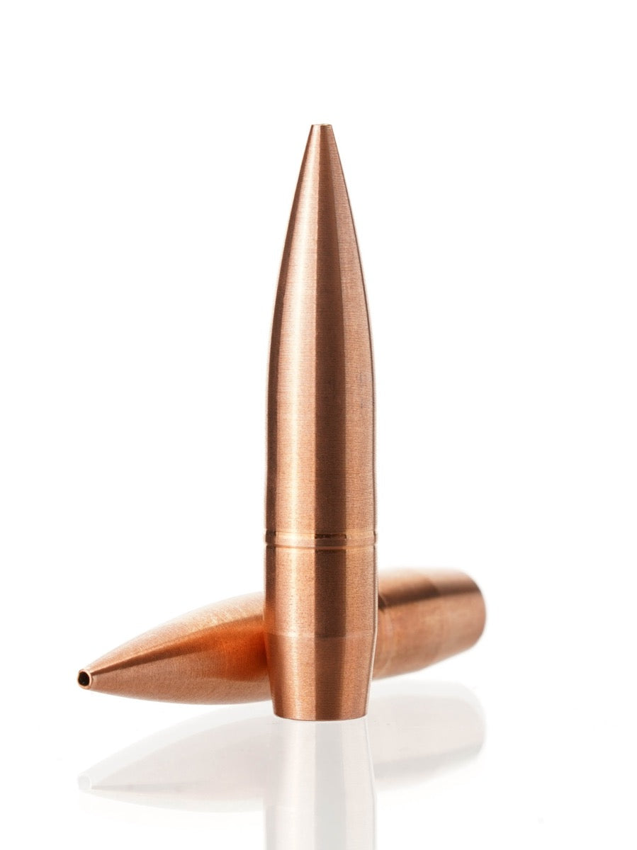 copper hollow point rifle bullet