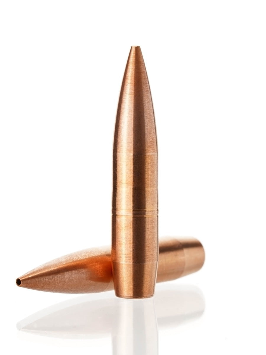 copper hollow point rifle bullet
