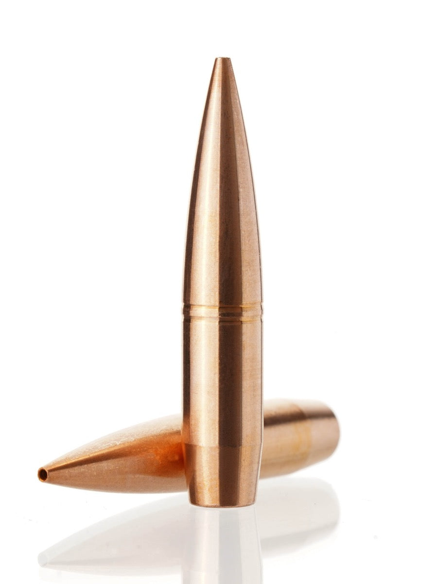copper hollow point rifle bullet