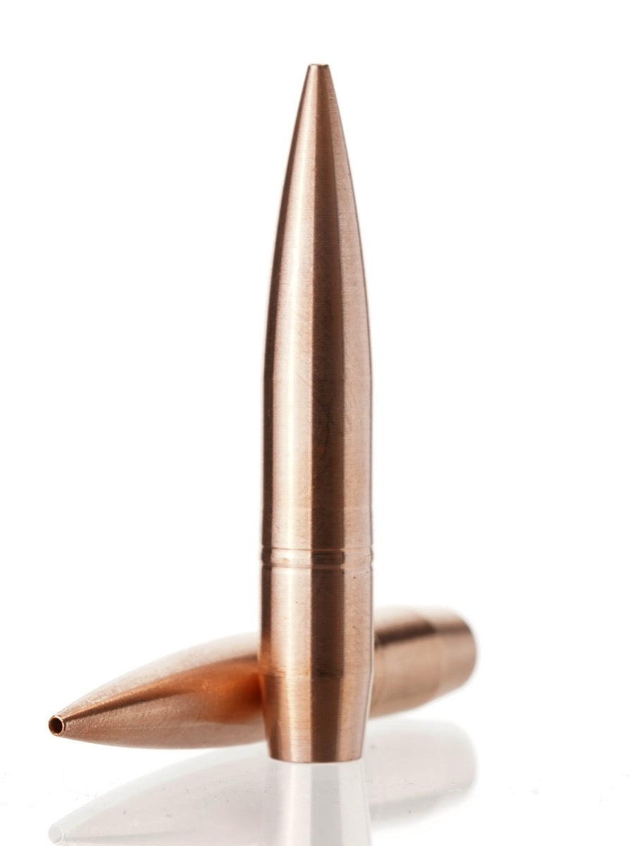 copper hollow point rifle bullet