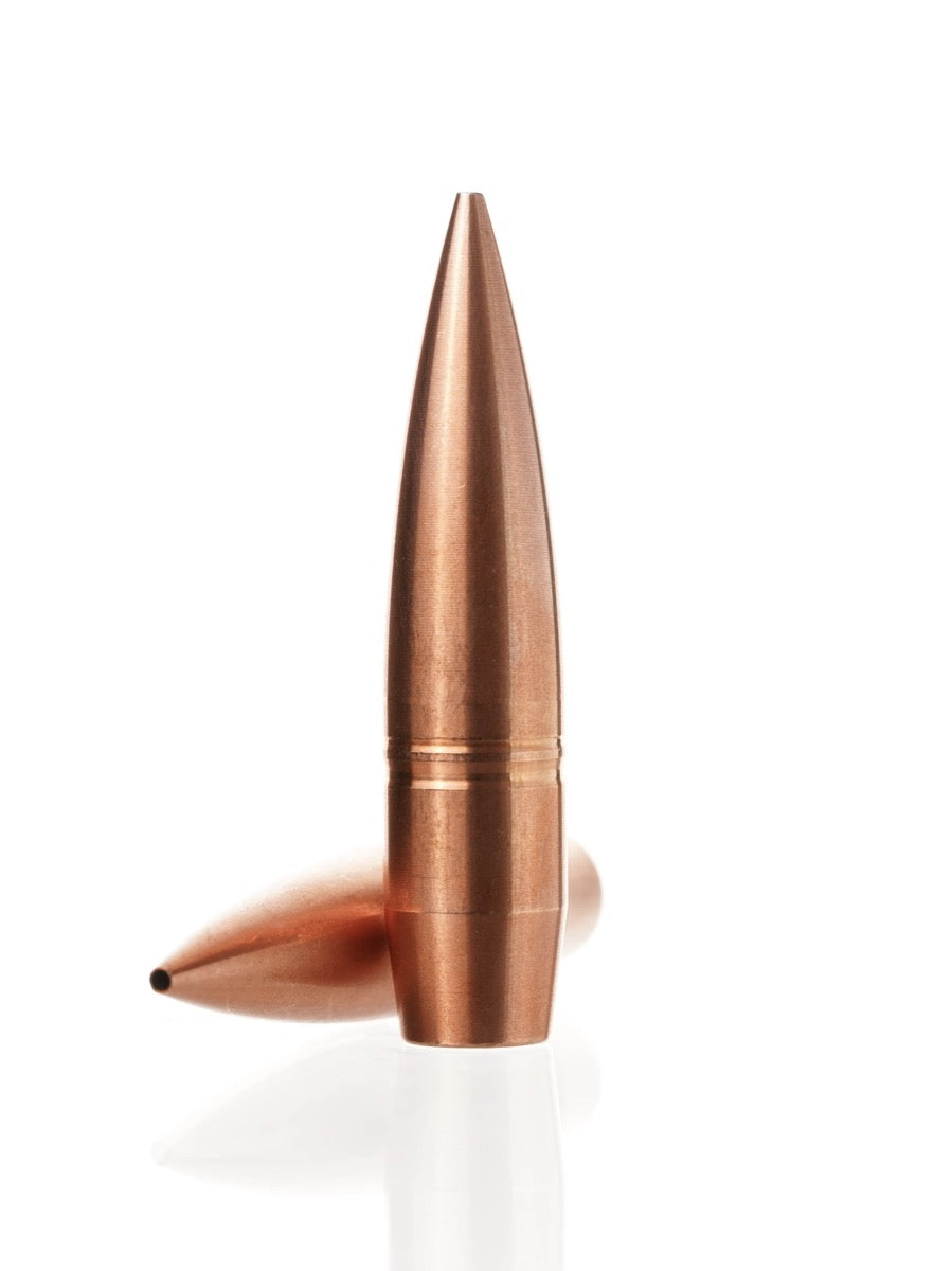 copper hollow point rifle bullet