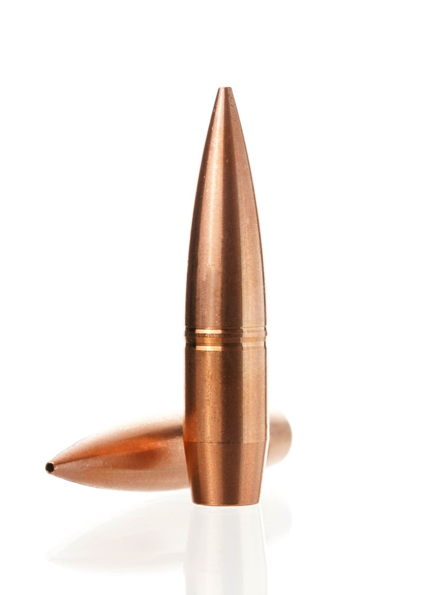 copper hollow point rifle bullet