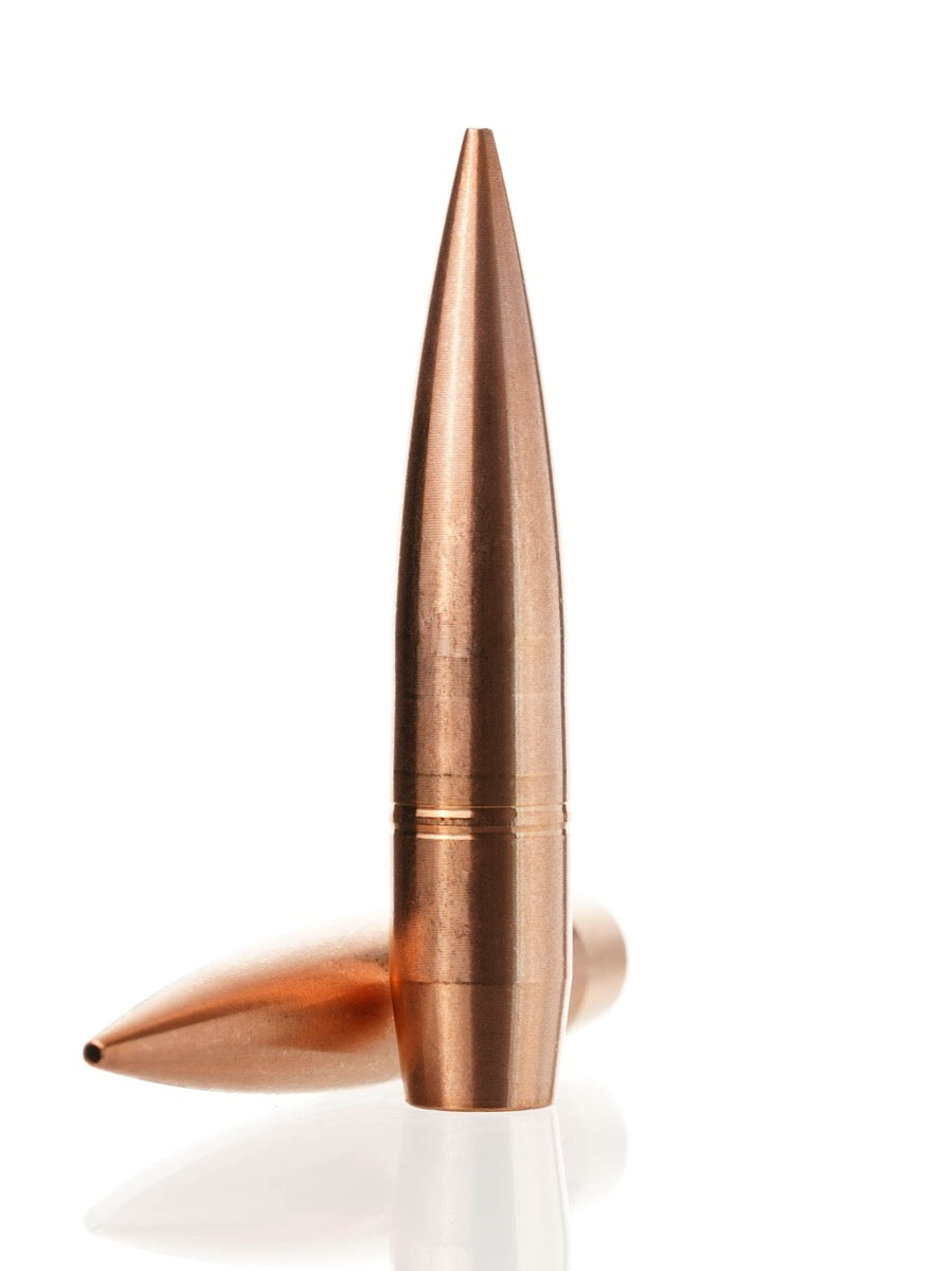 copper hollow point rifle bullet