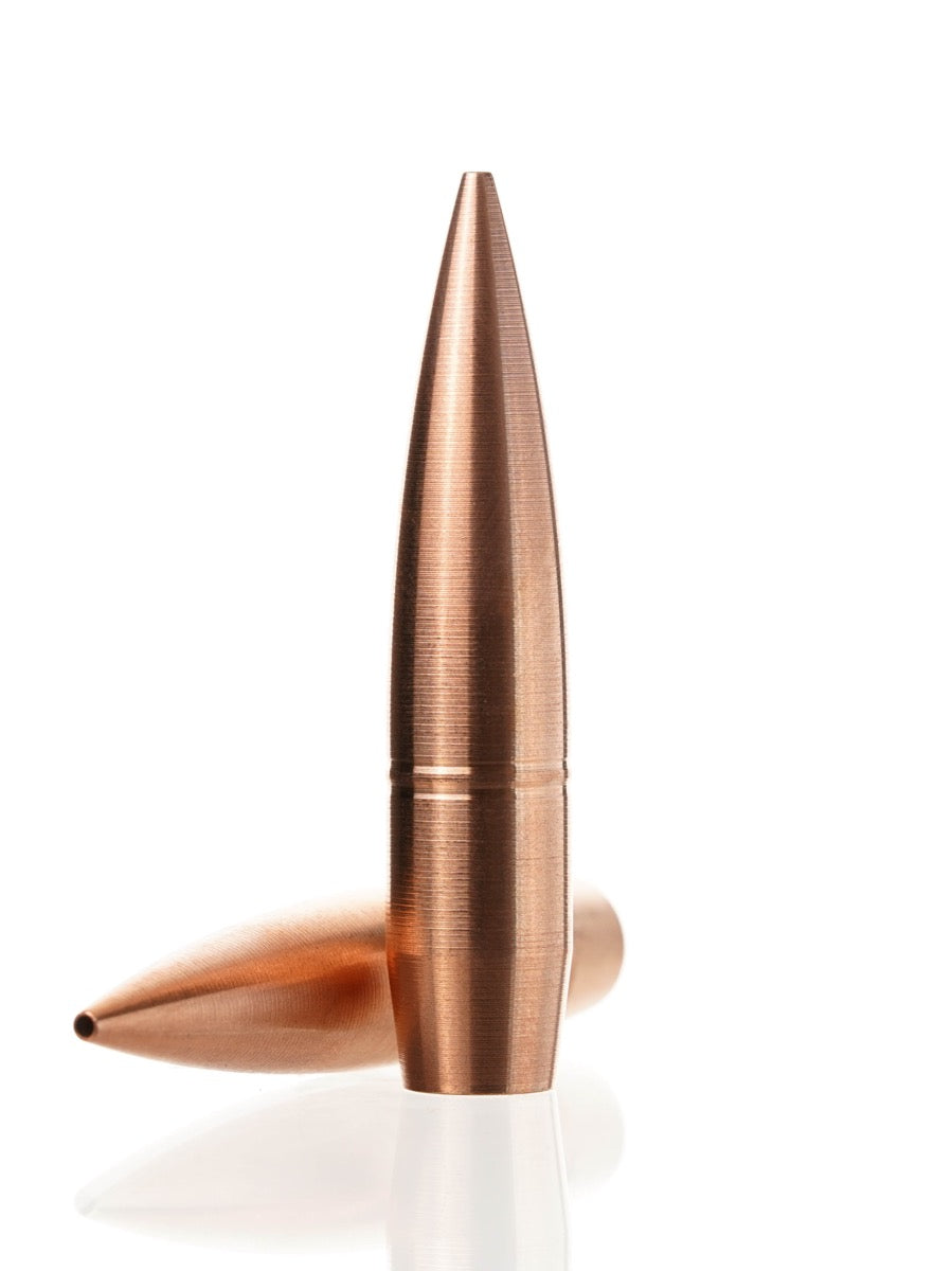 copper hollow point rifle bullet