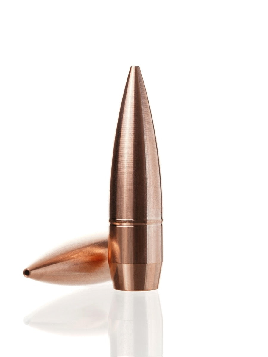 copper hollow point rifle bullet
