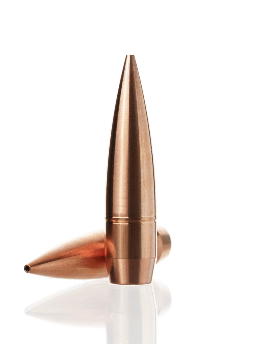 copper hollow point rifle bullet