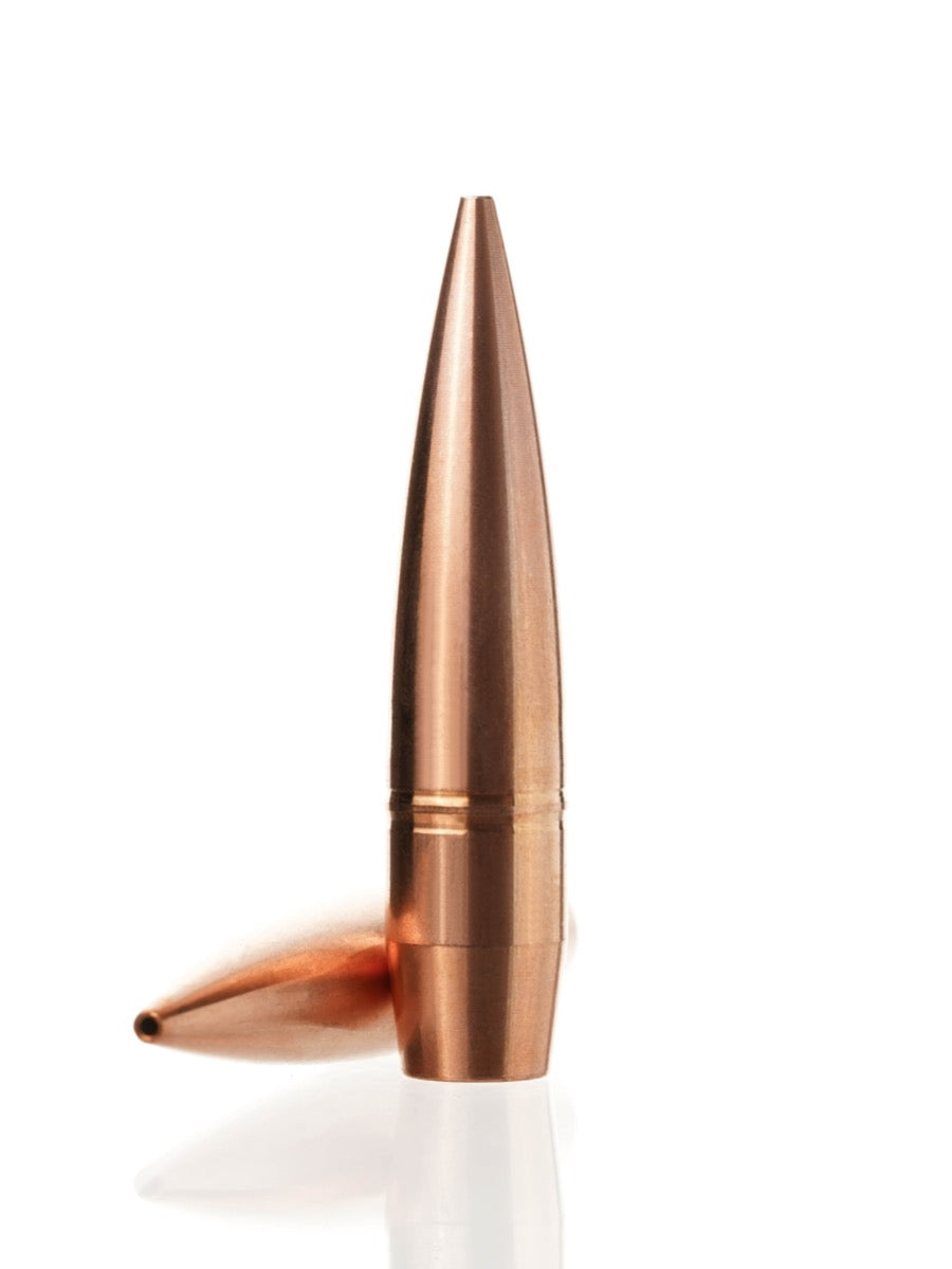 copper hollow point rifle bullet