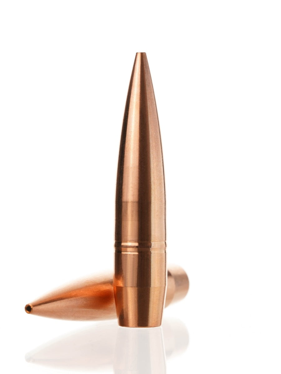 copper hollow point rifle bullet
