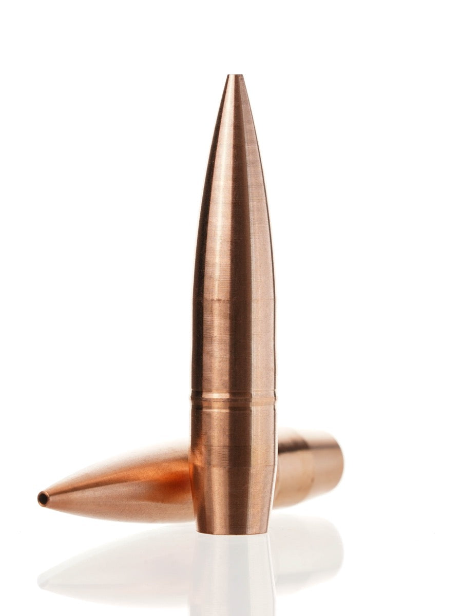 copper hollow point rifle bullet