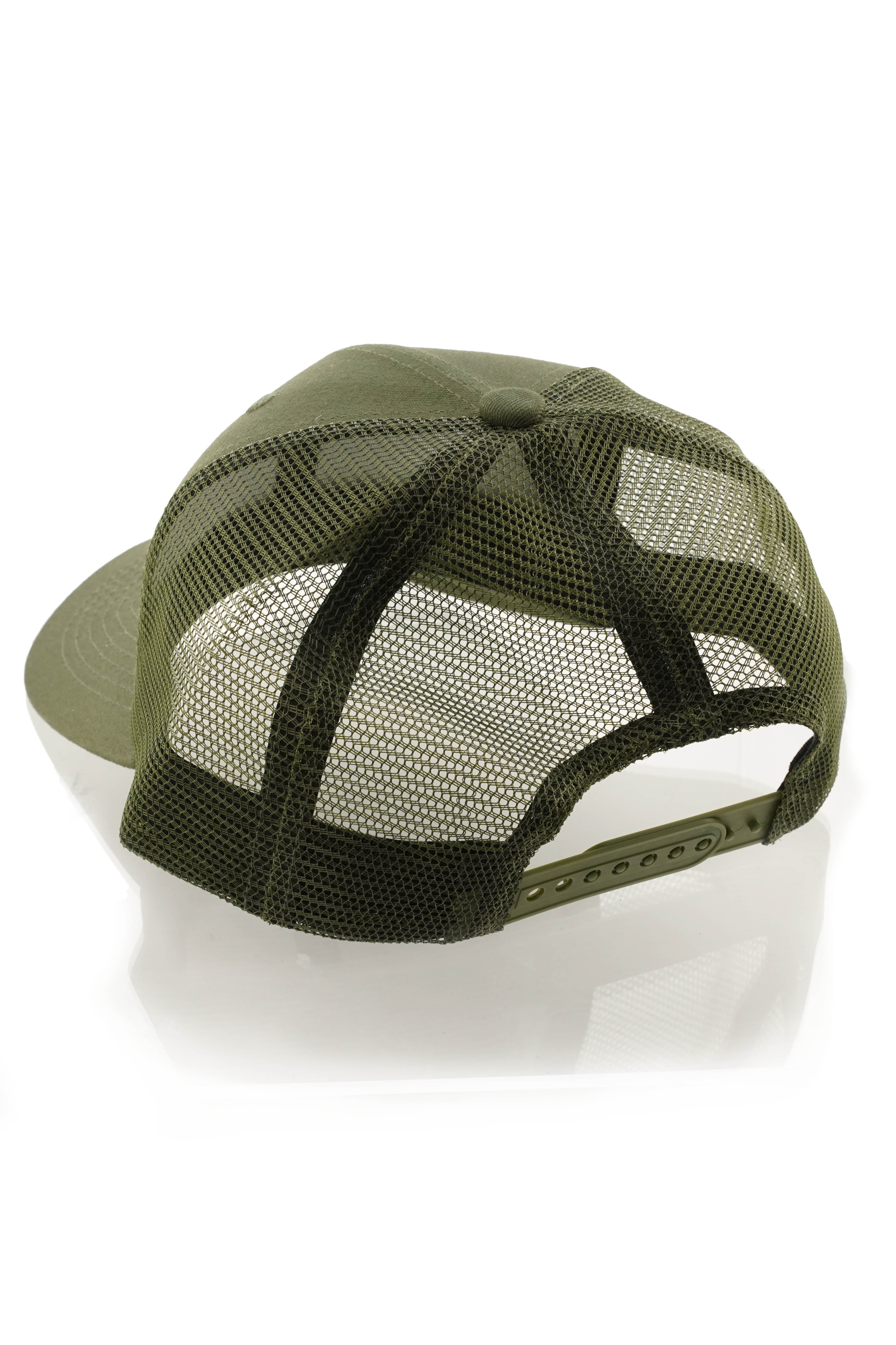 Olive Drab Green Snapback Hat