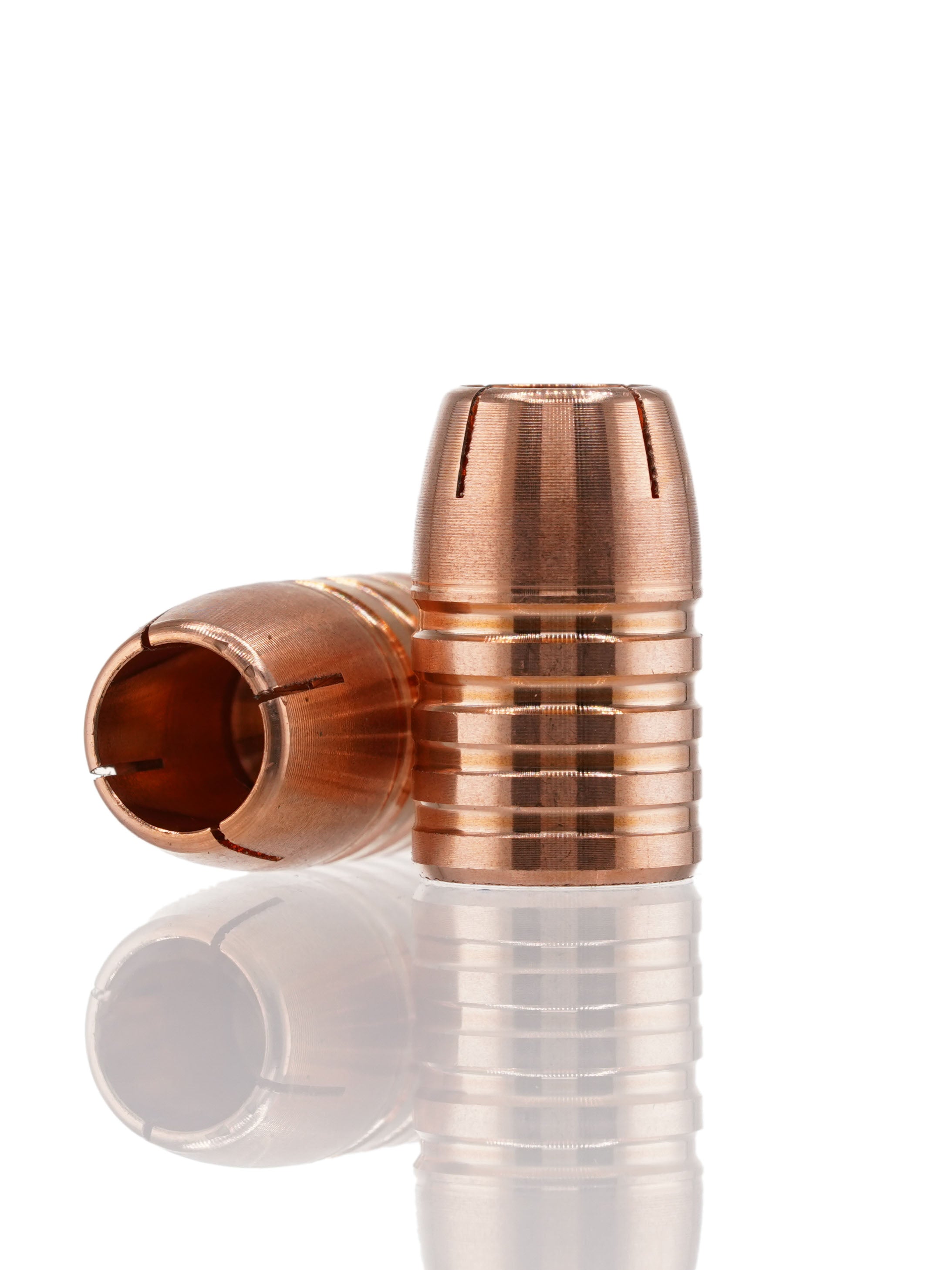 copper hollow point handgun bullet